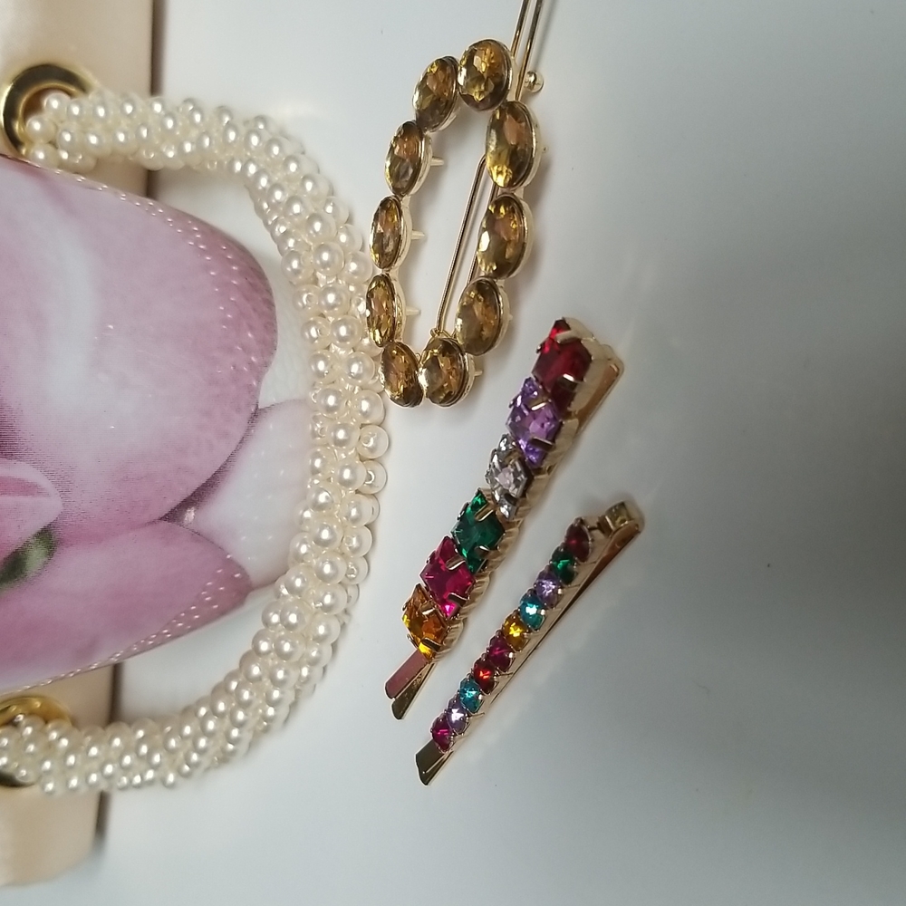 3 PC  Assorted Luxe Hair Clips